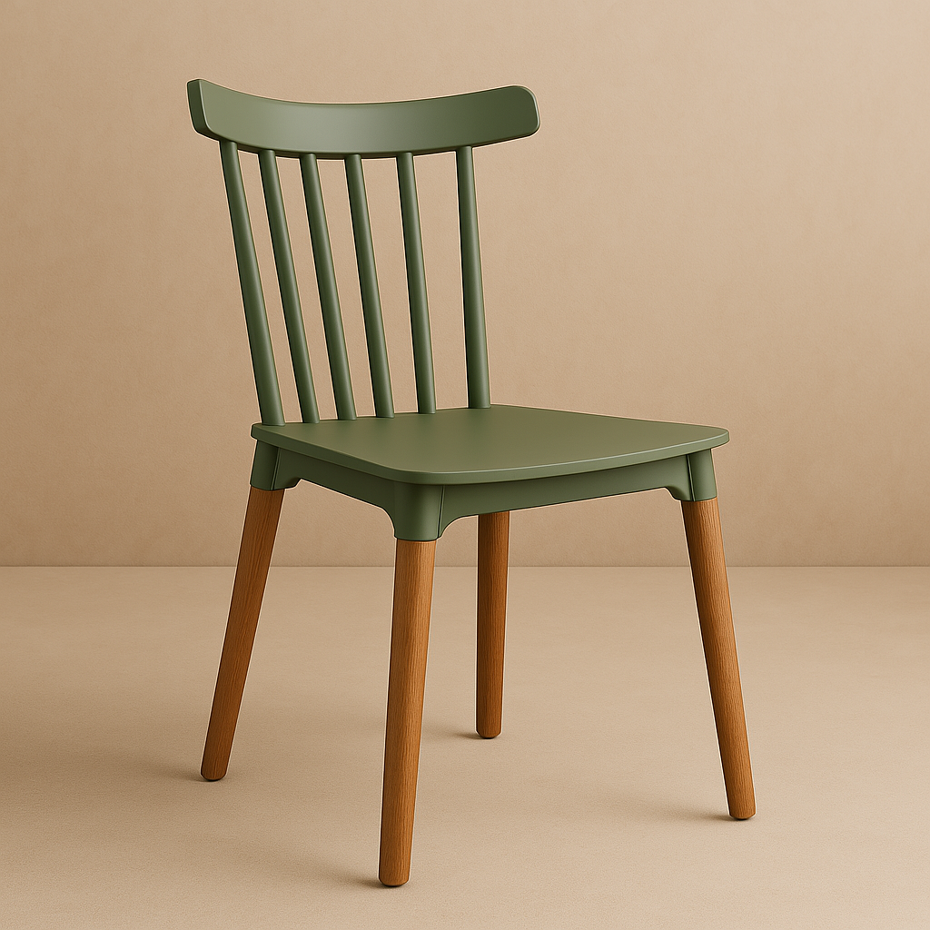 Silla Nordic Green – Frescura Natural y Diseño Escandinavo